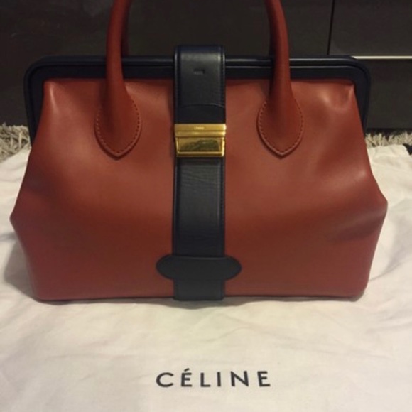 Céline Calf Skin Doctor Bag/ Authentic - Picture 2 of 7